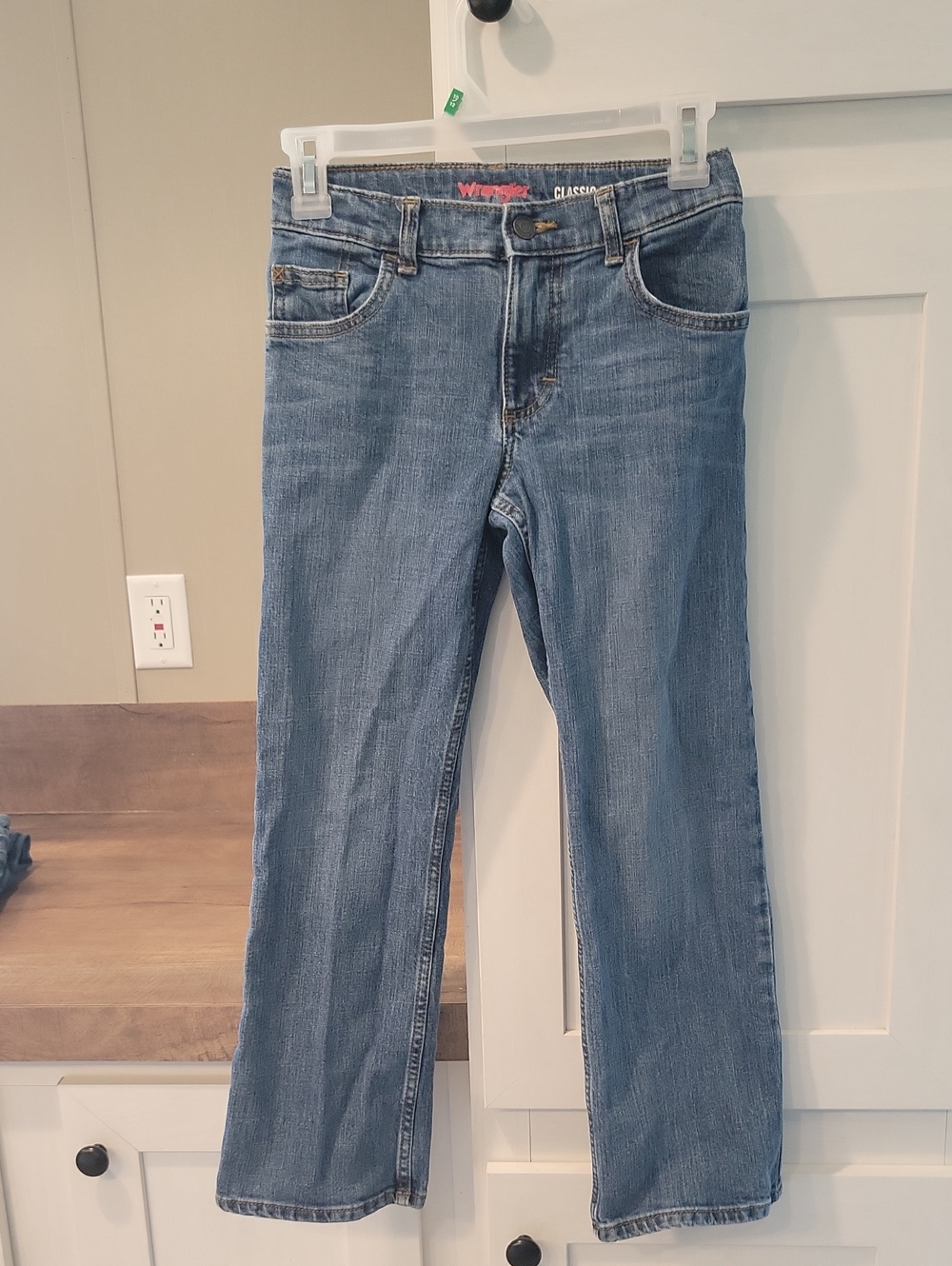 Wrangler Kids Blue Straight-Leg Jeans
